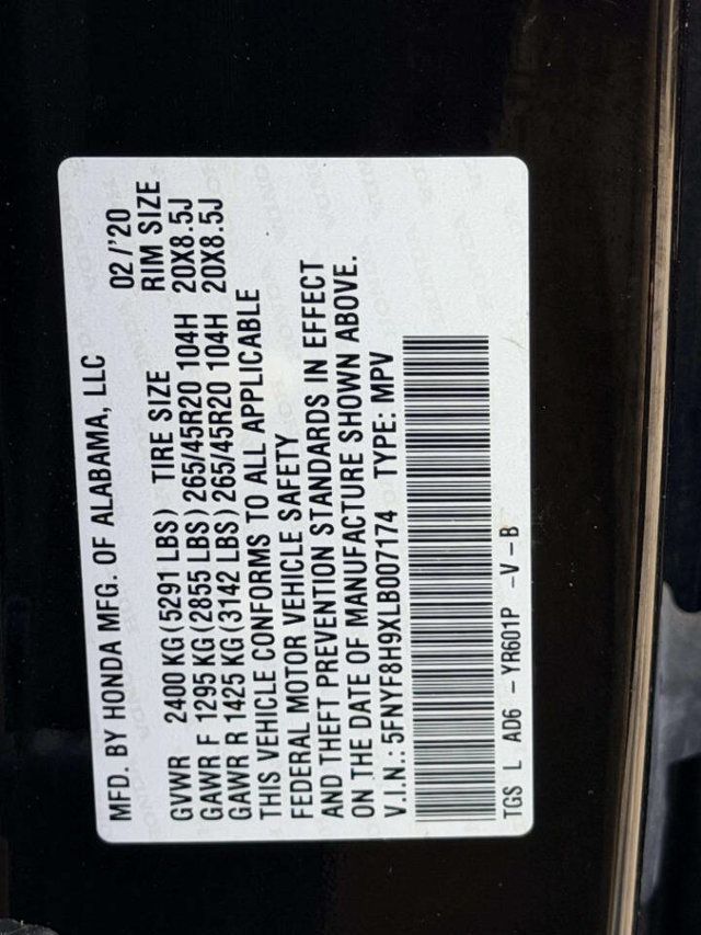 2020 Honda Passport Touring AWD - 23040939 - 20
