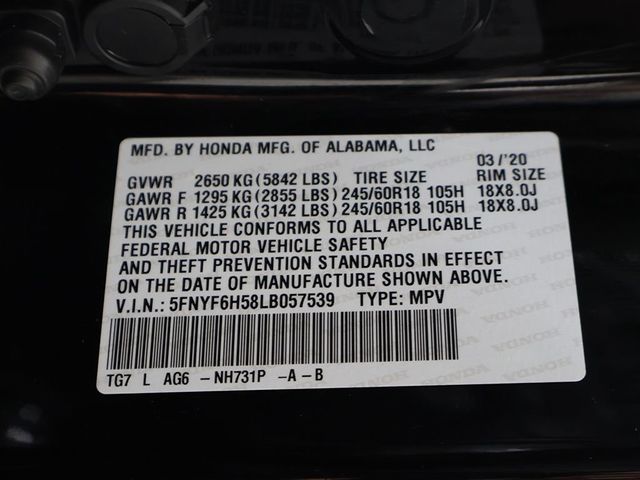 2020 Honda Pilot EX-L AWD - 23057415 - 56