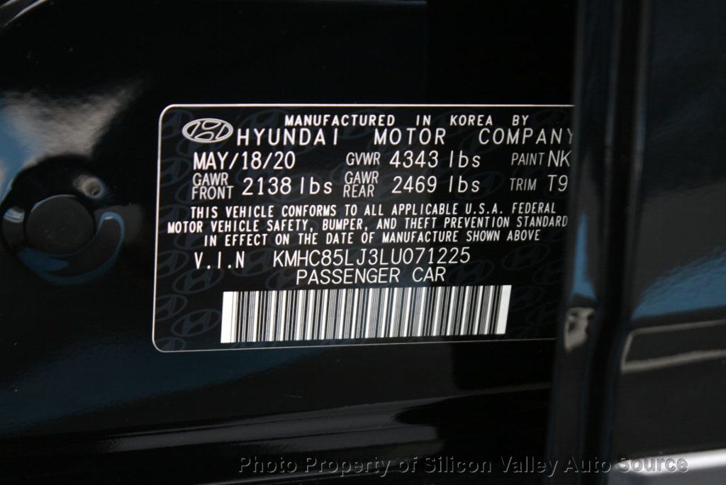 2020 Hyundai Ioniq Electric Limited Hatchback - 22292702 - 32