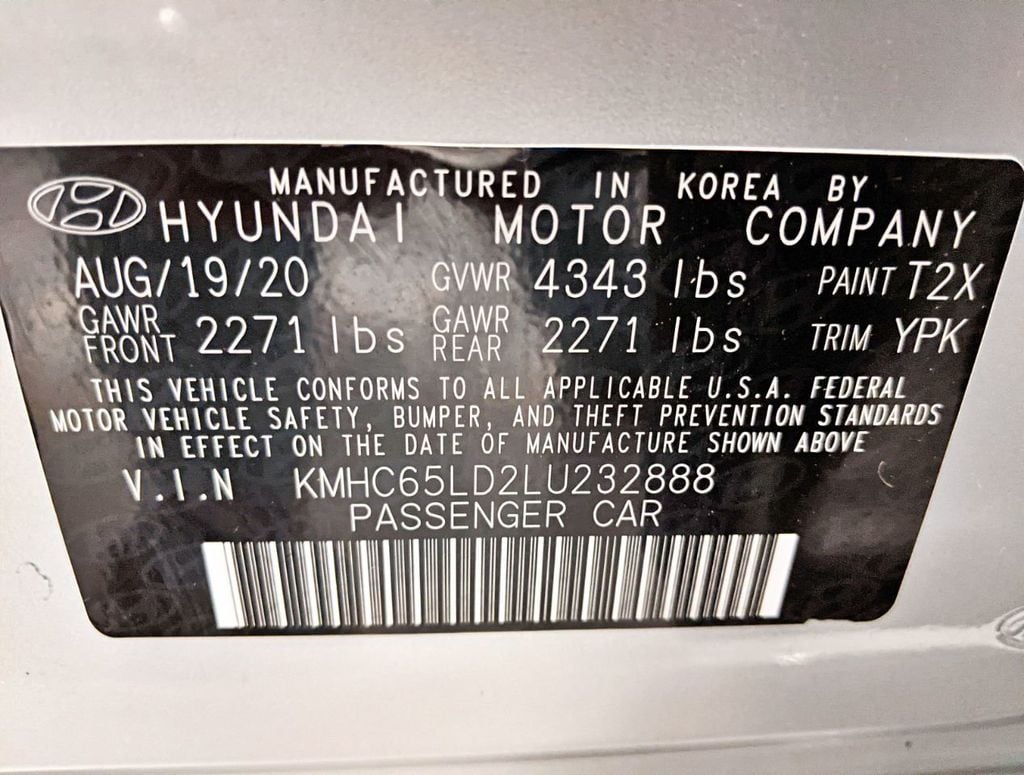 2020 Hyundai Ioniq Plug-In Hybrid SE Hatchback - 22302452 - 46