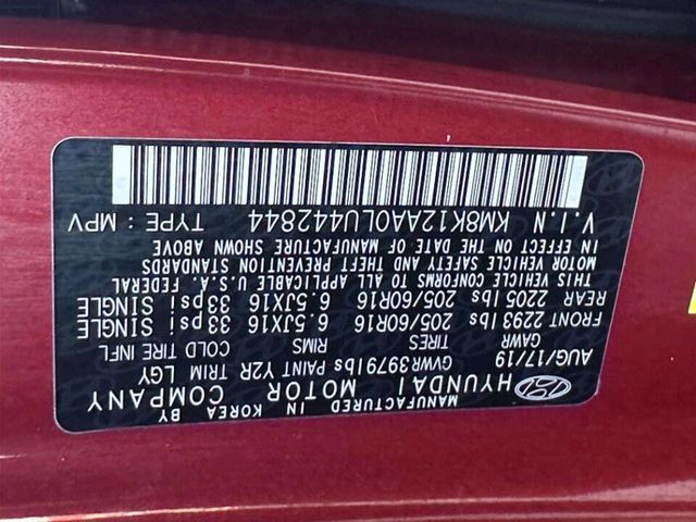 2020 Hyundai Kona SE Automatic FWD - 23032557 - 23