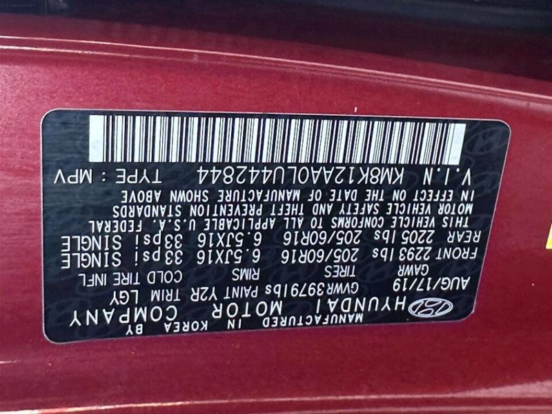 2020 Hyundai Kona SE Automatic FWD - 23032557 - 23