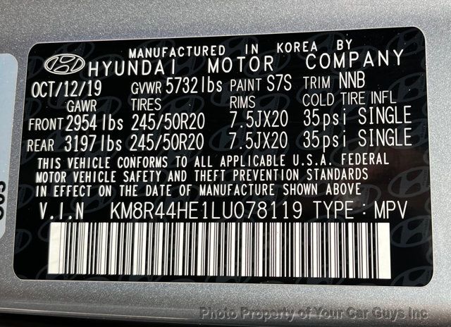 2020 Hyundai Palisade SEL FWD - 23063454 - 36