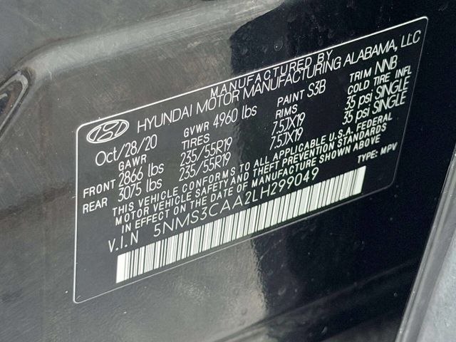 2020 Hyundai Santa Fe SEL 2.0T Automatic AWD - 23057192 - 25