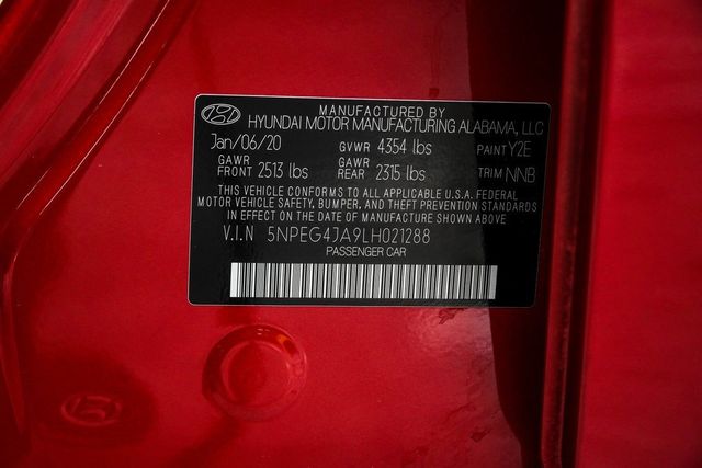 2020 Hyundai Sonata SE 2.5L - 22961102 - 38