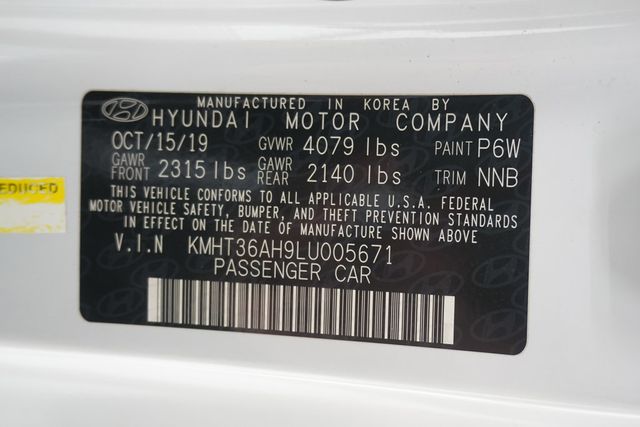 2020 Hyundai Veloster N Manual - 23007177 - 27