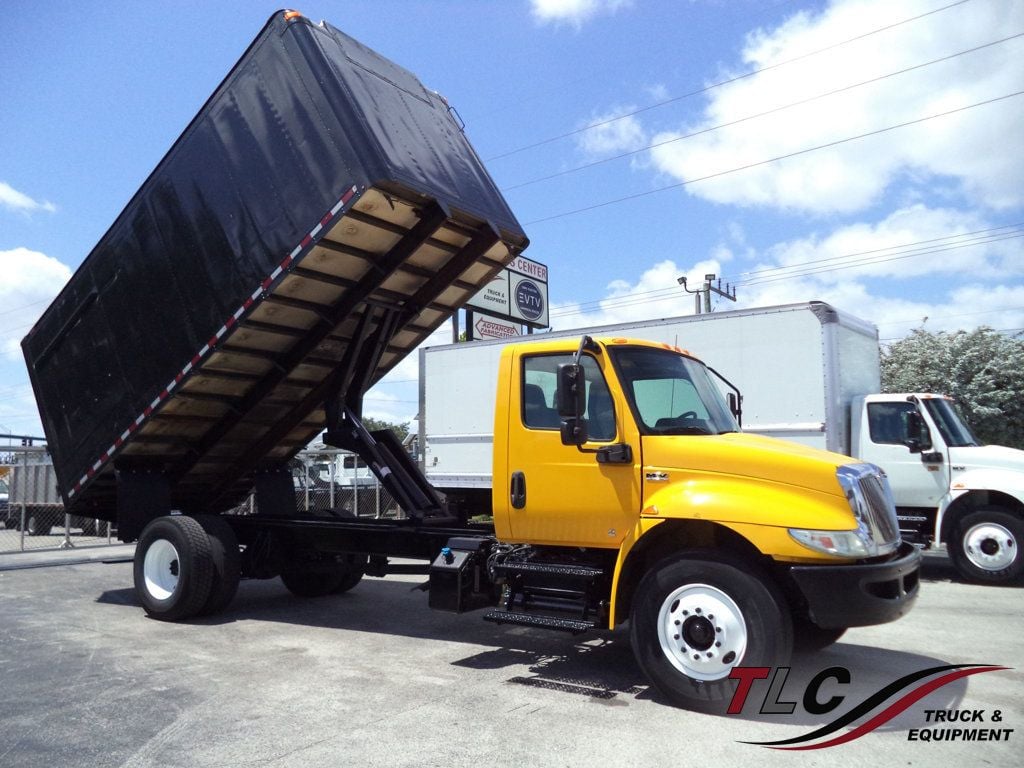 2020 International MV607 w/ 16ft Chipper Dump Truck & New Hydraulics, PTO, Hoist - 23016306 | Video 1