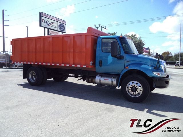 2020 International MV607 w/ New 18ft Steel Trash Dump Body Landscape Dump - 22986396 - 0