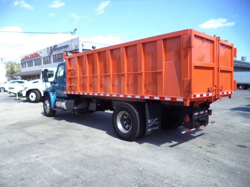 2020 International MV607 w/ New 18ft Steel Trash Dump Body Landscape Dump - 22986396 - 11