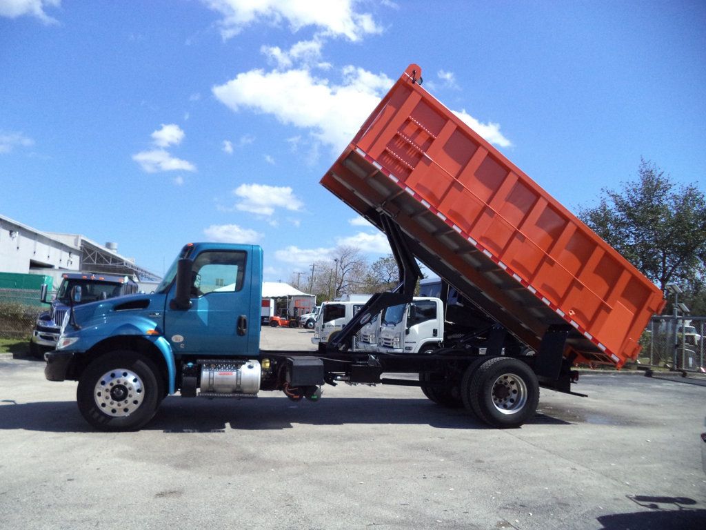2020 International MV607 w/ New 18ft Steel Trash Dump Body Landscape Dump - 22986396 - 13