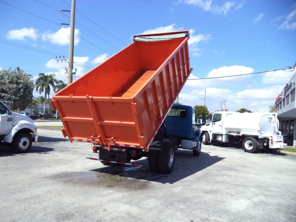2020 International MV607 w/ New 18ft Steel Trash Dump Body Landscape Dump - 22986396 - 16