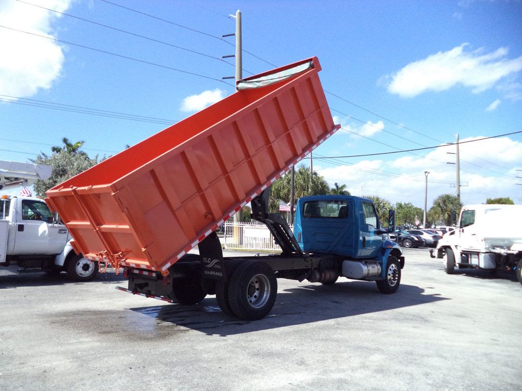 2020 International MV607 w/ New 18ft Steel Trash Dump Body Landscape Dump - 22986396 - 17