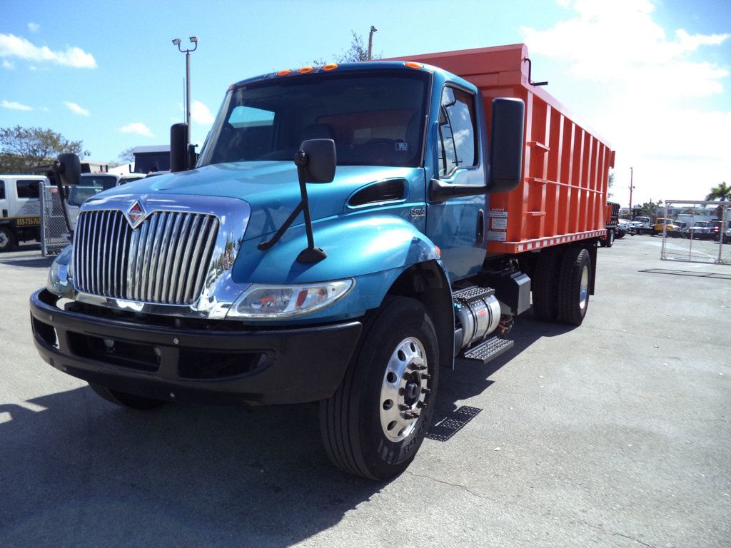 2020 International MV607 w/ New 18ft Steel Trash Dump Body Landscape Dump - 22986396 - 1