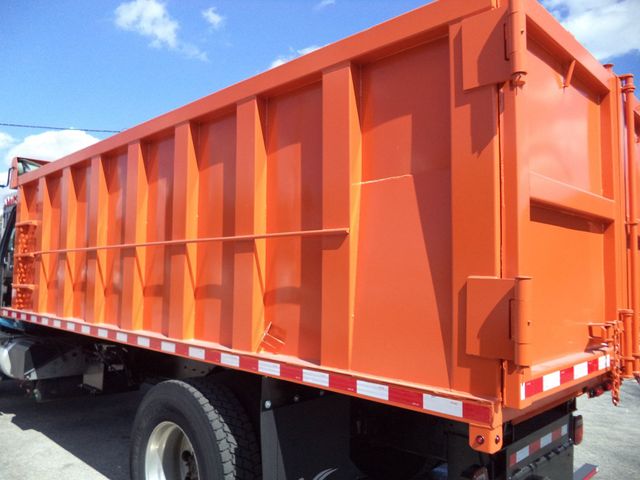 2020 International MV607 w/ New 18ft Steel Trash Dump Body Landscape Dump - 22986396 - 33