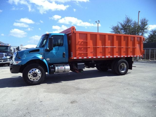 2020 International MV607 w/ New 18ft Steel Trash Dump Body Landscape Dump - 22986396 - 3