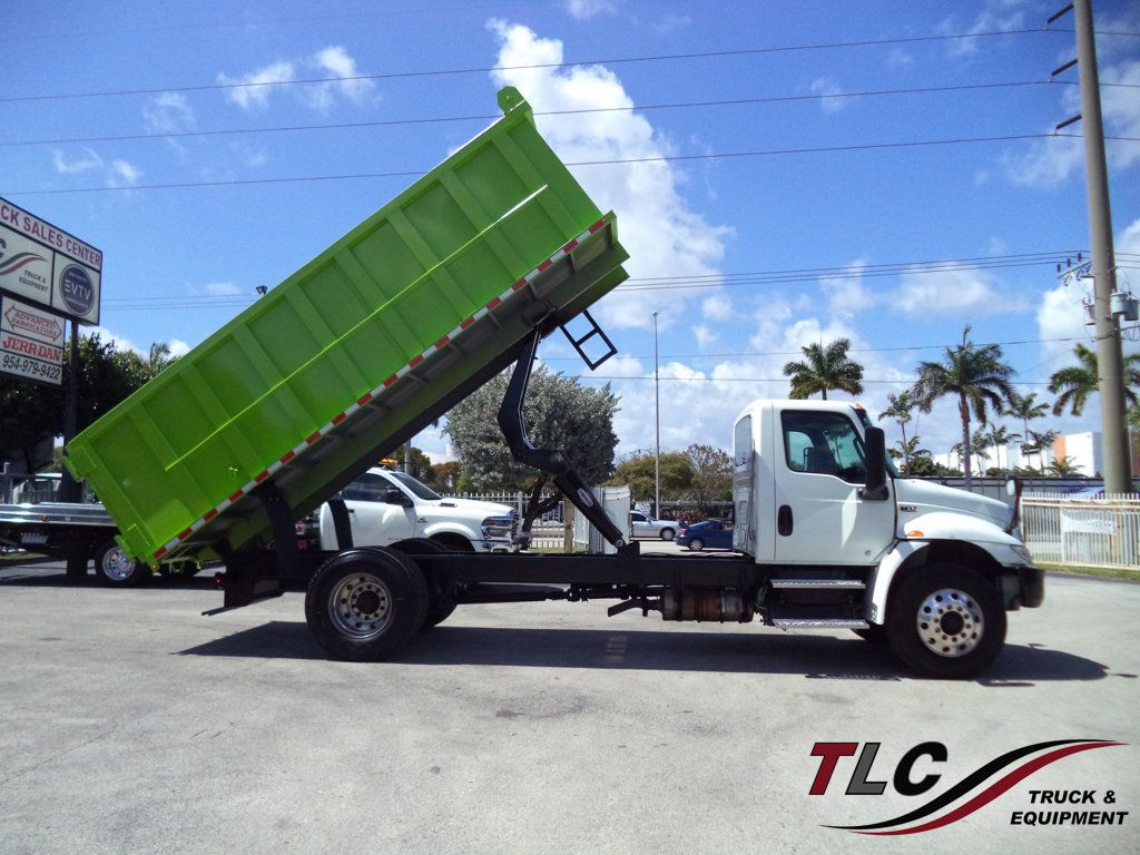 2020 International MV607 w/ New 18ft Steel Trash Dump Body Landscape Dump - 22995786 | Video 1