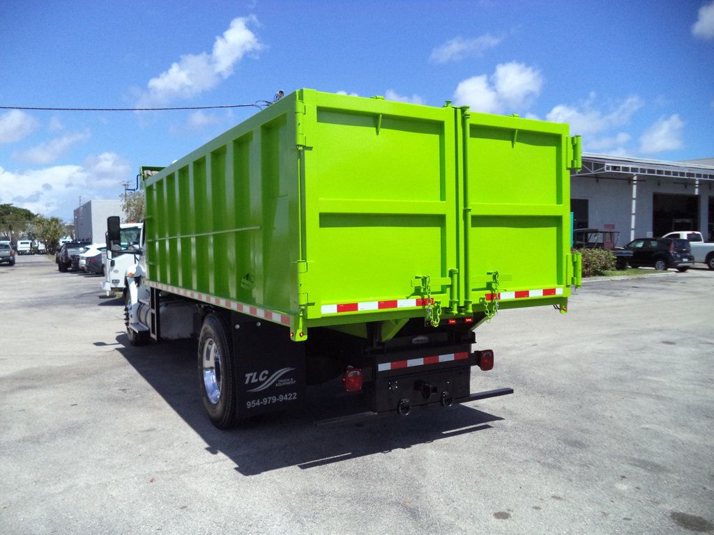 2020 International MV607 w/ New 18ft Steel Trash Dump Body Landscape Dump - 22995786 - 12