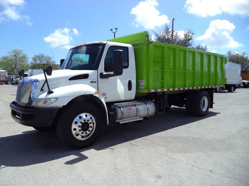 2020 International MV607 w/ New 18ft Steel Trash Dump Body Landscape Dump - 22995786 - 2