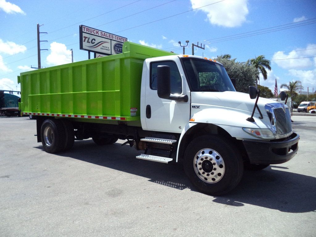 2020 International MV607 w/ New 18ft Steel Trash Dump Body Landscape Dump - 22995786 - 6