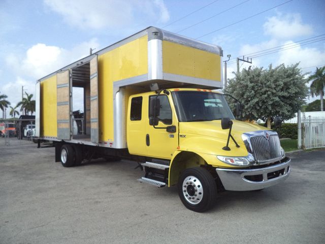 2020 International MV607 Extended Cab w/ 29ft Dry Freight Moving Box Truck w/ Ramp - 23012993 - 31