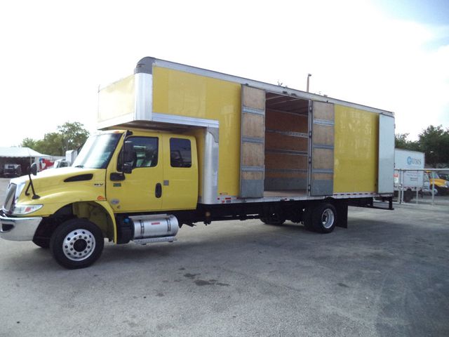 2020 International MV607 Extended Cab w/ 29ft Dry Freight Moving Box Truck w/ Ramp - 23012993 - 33