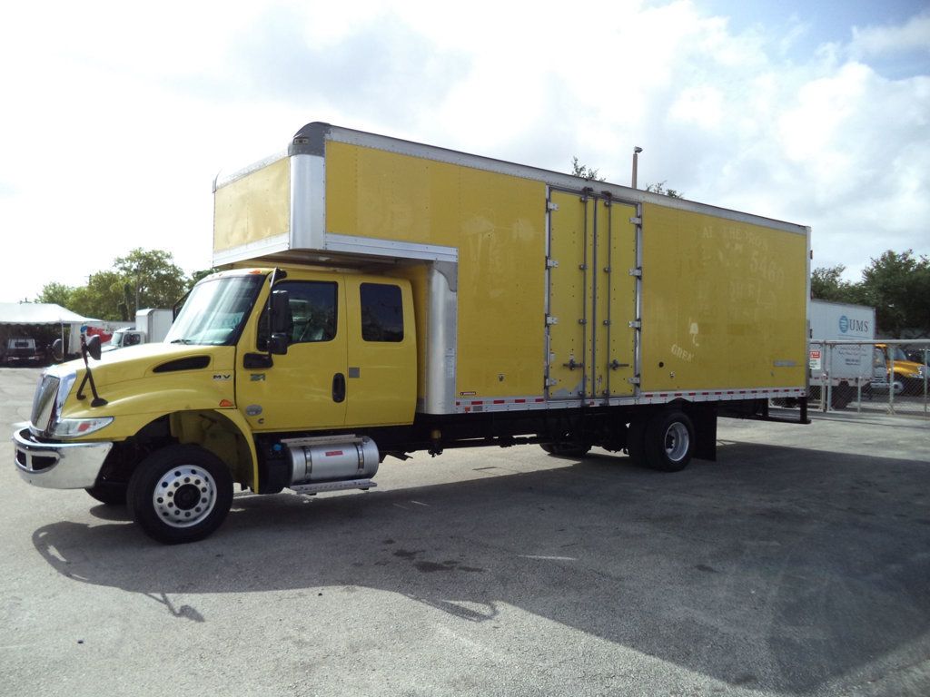2020 International MV607 Extended Cab w/ 29ft Dry Freight Moving Box Truck w/ Ramp - 23012993 - 48
