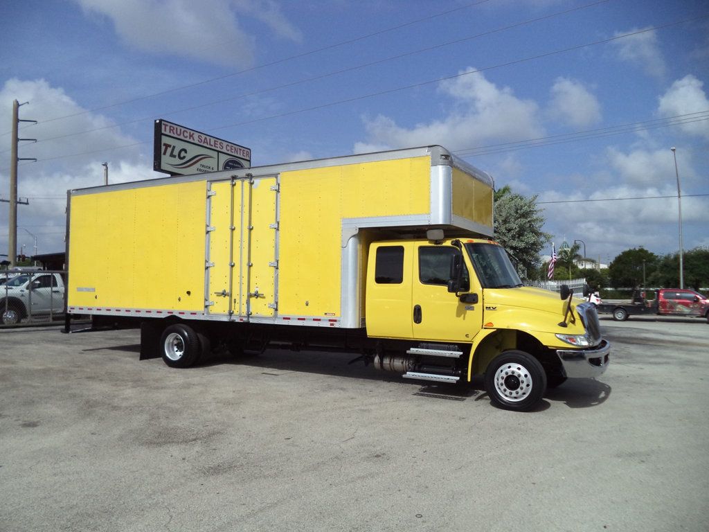 2020 International MV607 Extended Cab w/ 29ft Dry Freight Moving Box Truck w/ Ramp - 23012993 - 55