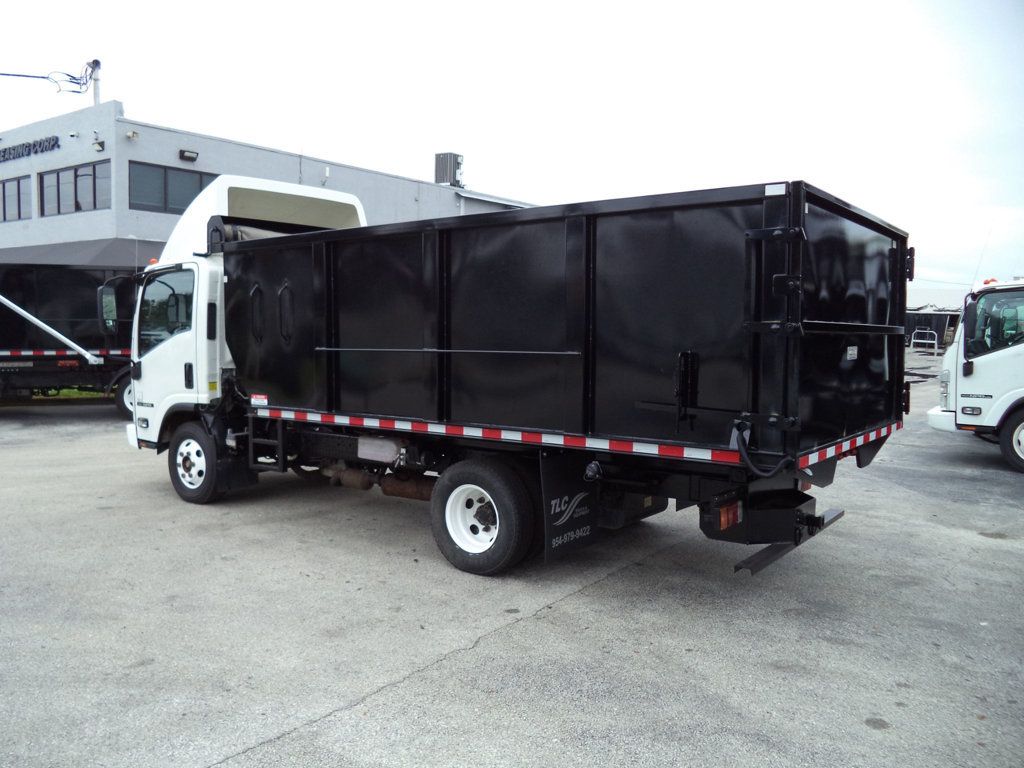 2020 Isuzu NPR Gas w/ New 15ft Landscape Body Steel Dump Truck - 23002737 - 12