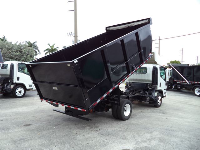 2020 Isuzu NPR Gas w/ New 15ft Landscape Body Steel Dump Truck - 23002737 - 14