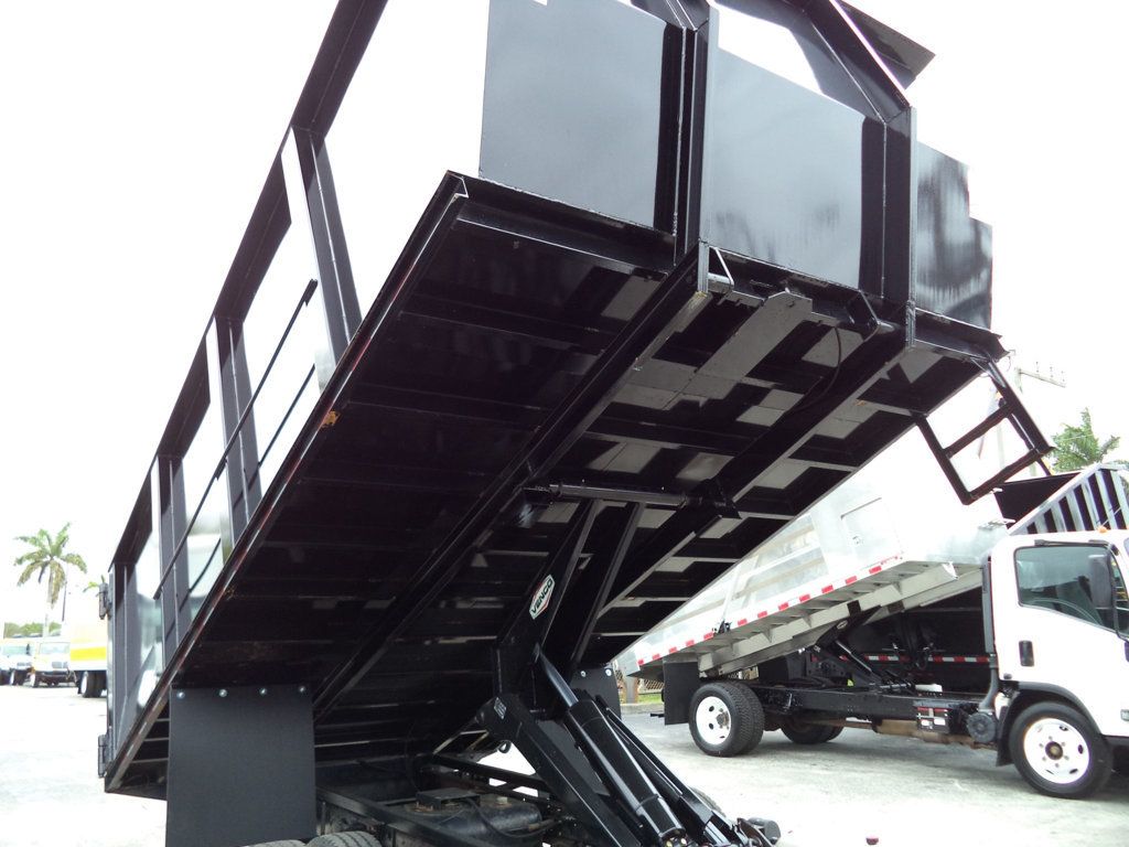 2020 Isuzu NPR Gas w/ New 15ft Landscape Body Steel Dump Truck - 23002737 - 30