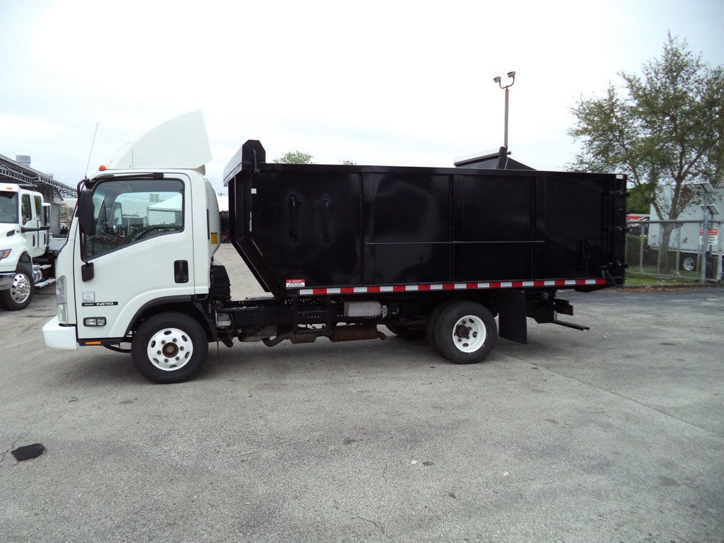 2020 Isuzu NPR Gas w/ New 15ft Landscape Body Steel Dump Truck - 23002737 - 3