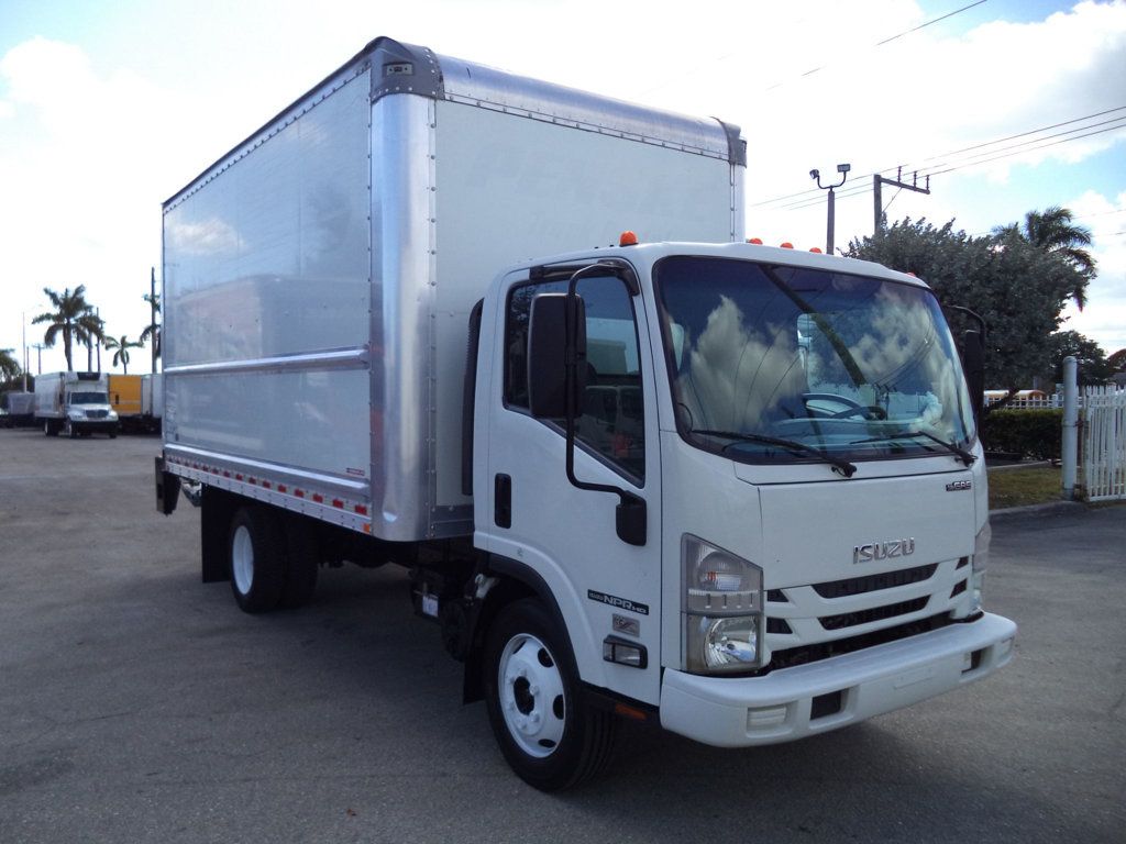 2020 Isuzu NPR HD Gas With 16ft Box Truck Dry Cargo Truck & Aluminum Liftgate - 22975925 - 1