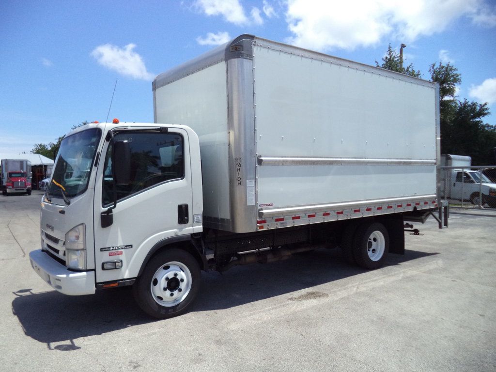 2020 Isuzu NPR HD Gas With 16ft Box Truck Dry Cargo Truck & Aluminum Liftgate - 23015887 - 10