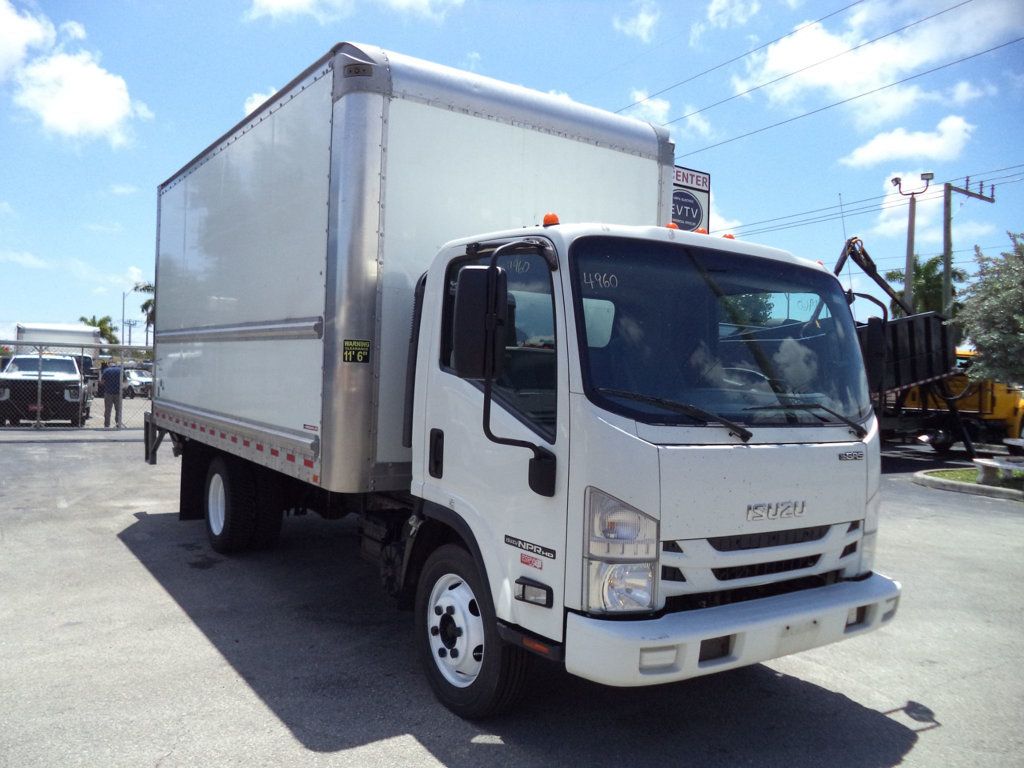 2020 Isuzu NPR HD Gas With 16ft Box Truck Dry Cargo Truck & Aluminum Liftgate - 23015887 - 1