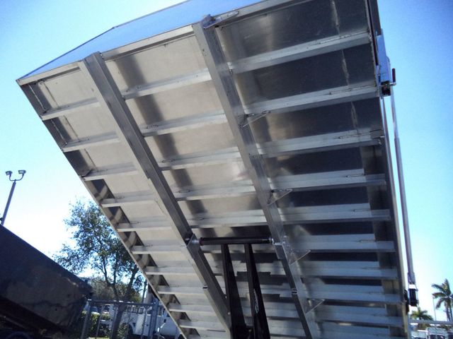 2020 Isuzu NPR HD Gas w/ New 14ft Landscape Body Aluminum Dump Truck - 22983240 - 32