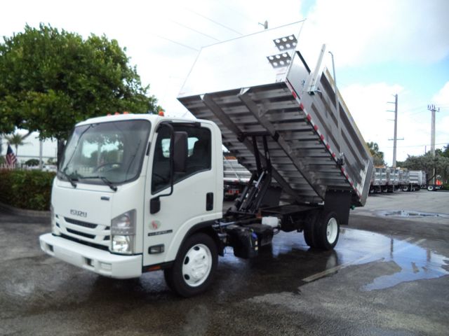 2020 Isuzu NPR XD w/ New 14ft Landscape Body Aluminum Dump Truck - 23013018 - 13