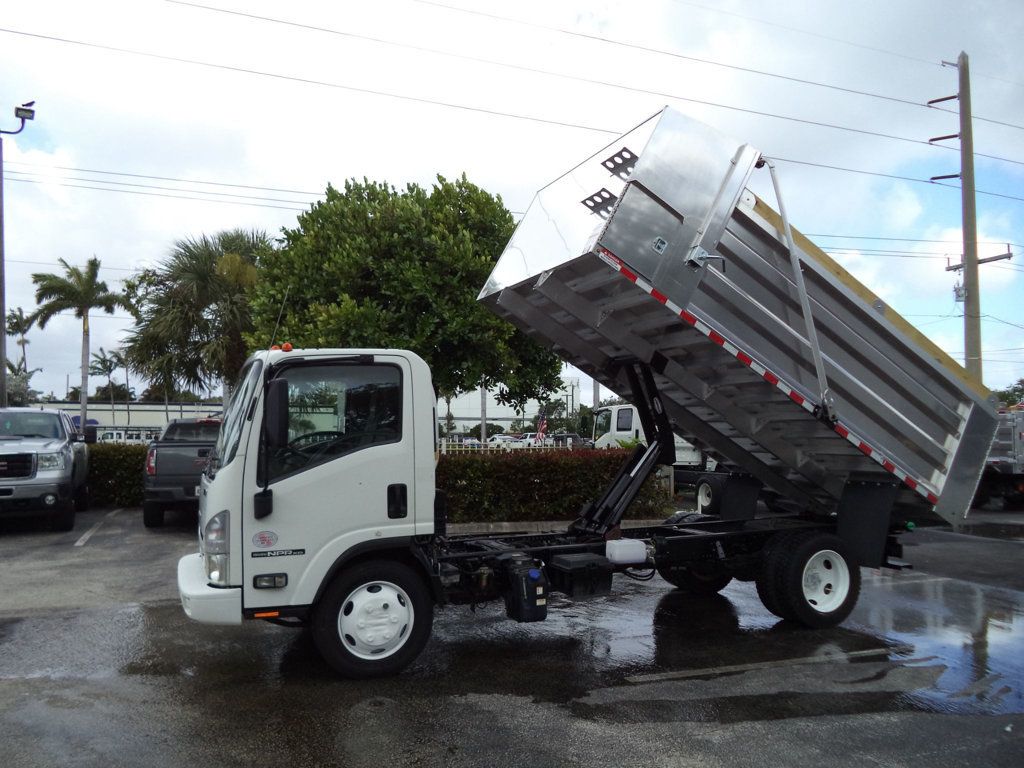 2020 Isuzu NPR XD w/ New 14ft Landscape Body Aluminum Dump Truck - 23013018 - 14