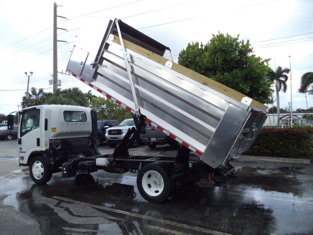 2020 Isuzu NPR XD w/ New 14ft Landscape Body Aluminum Dump Truck - 23013018 - 16