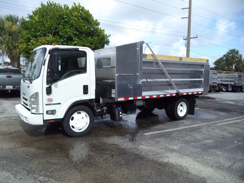 2020 Isuzu NPR XD w/ New 14ft Landscape Body Aluminum Dump Truck - 23013018 - 2