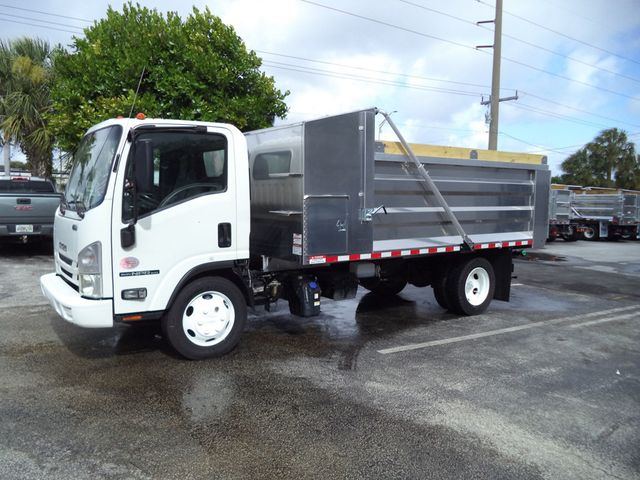 2020 Isuzu NPR XD w/ New 14ft Landscape Body Aluminum Dump Truck - 23013018 - 2