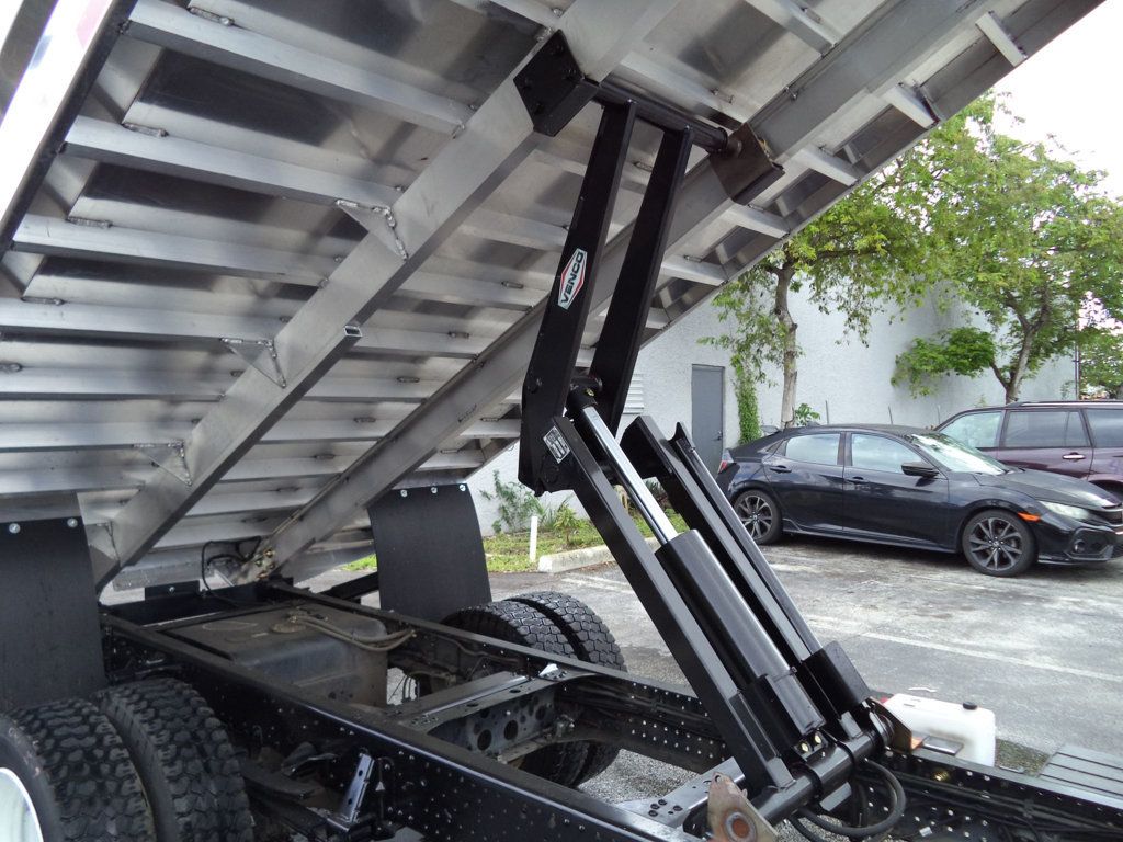 2020 Isuzu NPR XD w/ New 14ft Landscape Body Aluminum Dump Truck - 23013018 - 32