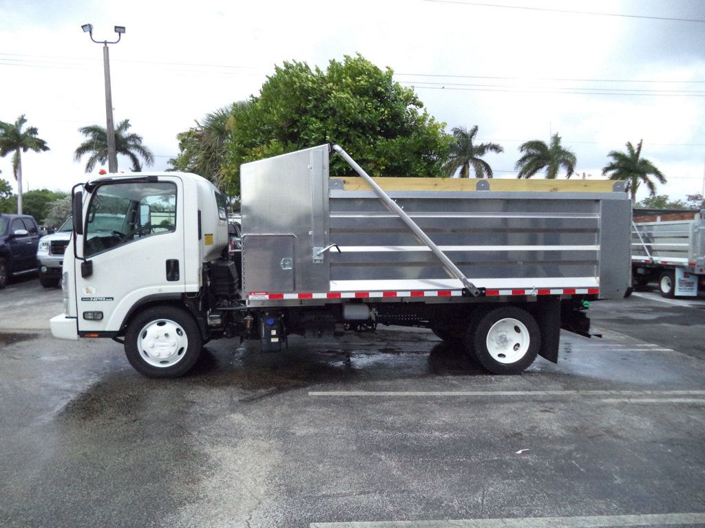 2020 Isuzu NPR XD w/ New 14ft Landscape Body Aluminum Dump Truck - 23013018 - 3