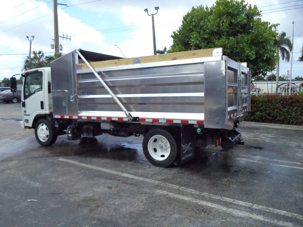 2020 Isuzu NPR XD w/ New 14ft Landscape Body Aluminum Dump Truck - 23013018 - 4