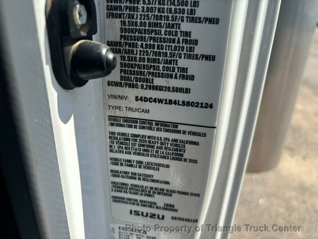 2020 Isuzu NPR-XDHD HEAVY SPEC 48k Miles! FINANCING! SUPER CLEAN UNIT! ALUMINUM RAMP! READY TO GO! - 22991259 - 48