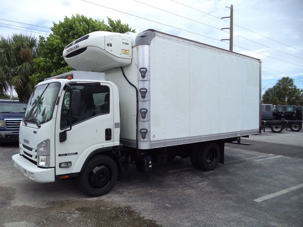 2020 Isuzu NQR w/ 16ft Refrigerated Box Truck Thermo King T590R - 23037073 - 2
