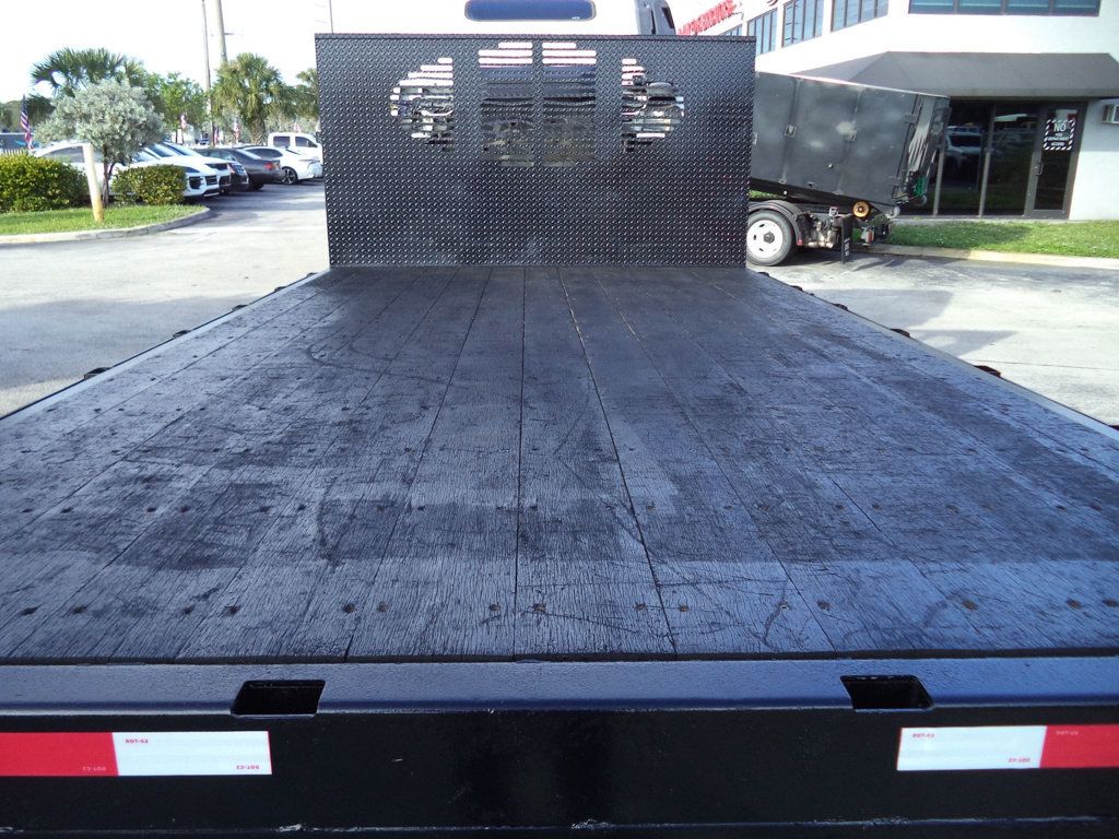 2020 Isuzu NRR w/ 14ft Flatbed Platform Truck - 22953581 - 23