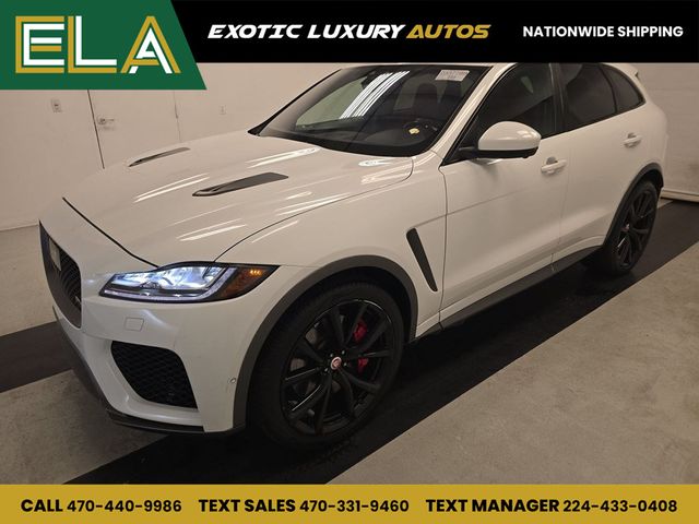 2020 Jaguar F-PACE BUCKETS! RED GUTS! CARBON EVERY WHERE! BLUE CLUSTER! 21INCH WHLS - 22954169 - 0