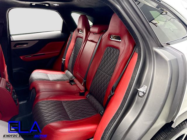 2020 Jaguar F-PACE BUCKETS! RED GUTS! CARBON EVERY WHERE! BLUE CLUSTER! 21INCH WHLS - 22954169 - 26
