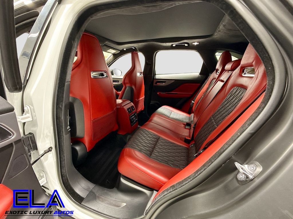 2020 Jaguar F-PACE BUCKETS! RED GUTS! CARBON EVERY WHERE! BLUE CLUSTER! 21INCH WHLS - 22954169 - 27