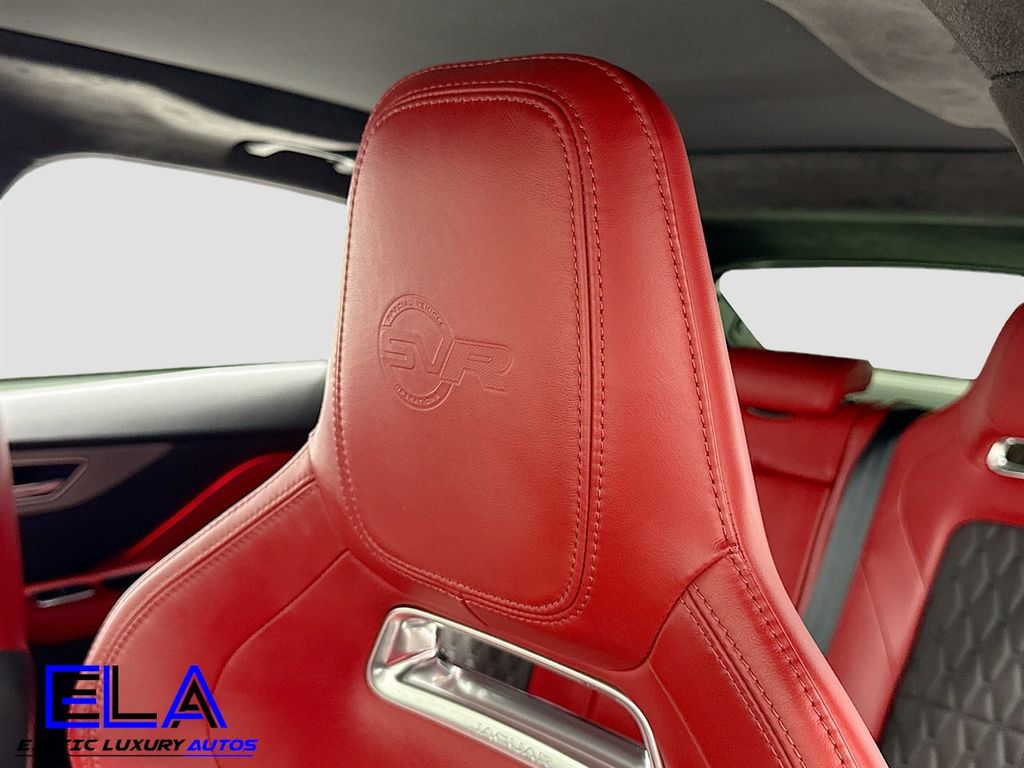 2020 Jaguar F-PACE BUCKETS! RED GUTS! CARBON EVERY WHERE! BLUE CLUSTER! 21INCH WHLS - 22954169 - 28